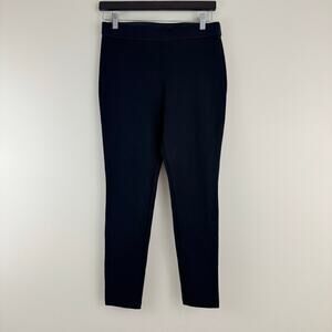 Talbots Pants Women's 8p Petite Soho Ankle Pull On Black High Rise Stretch